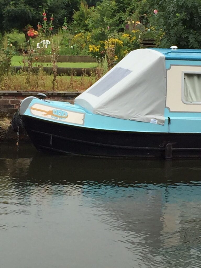 Narrowboat Front Well Deck Tonneau Cover