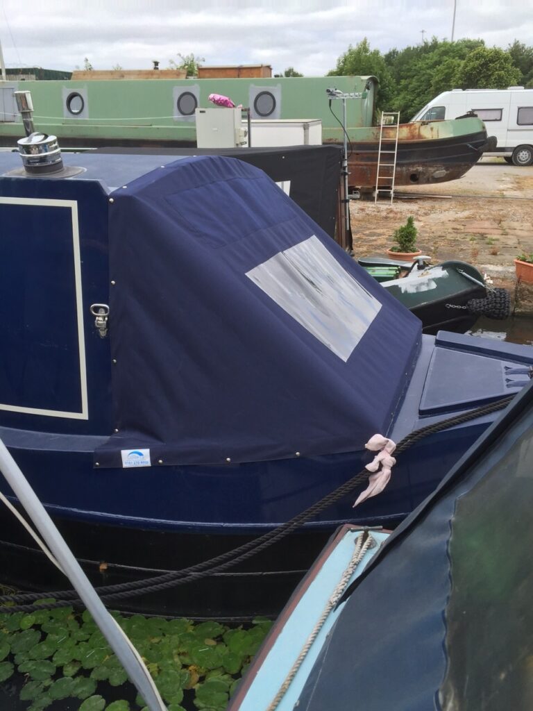 Narrowboat Front Well Deck Tonneau Cover