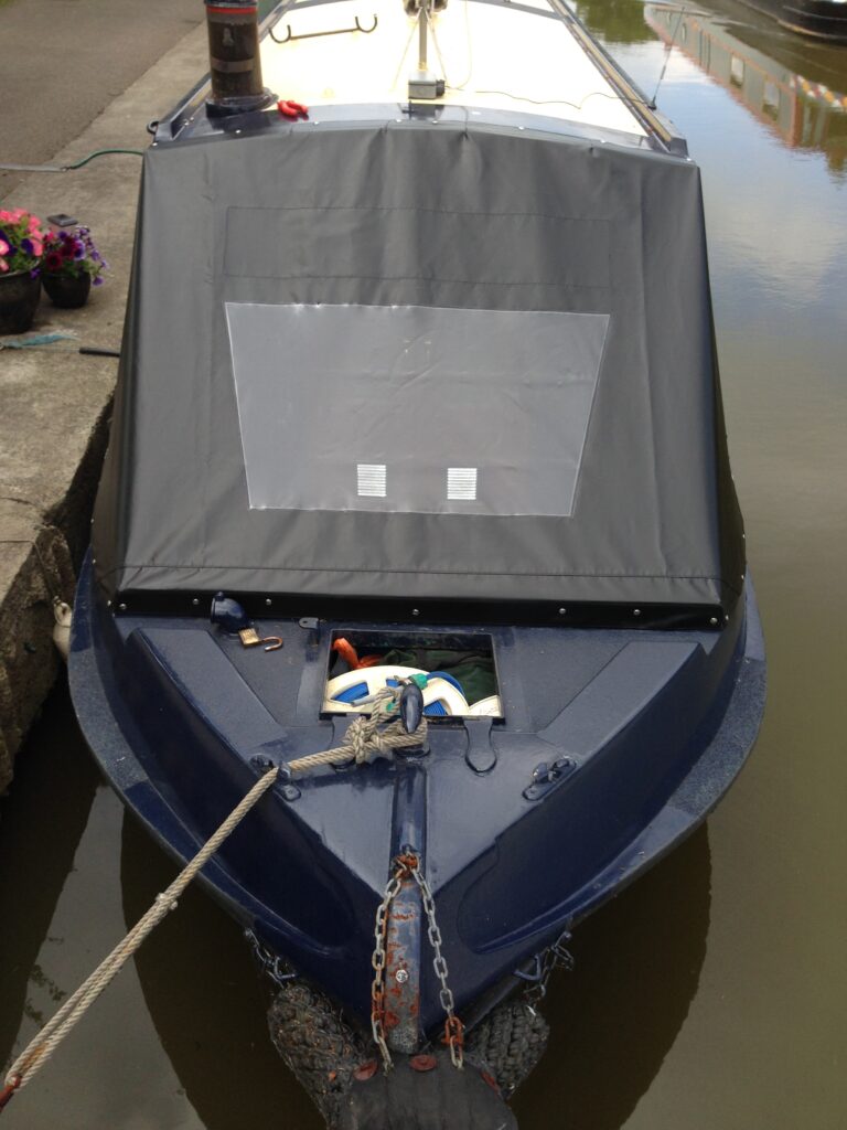 Narrowboat Front Well Deck Tonneau Cover